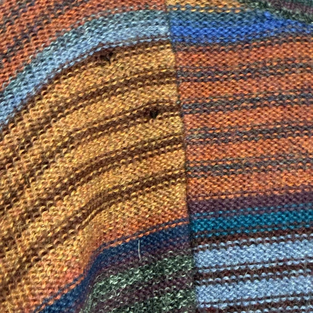 The Territory Ahead 100% Alpaca Sweater Multicolor Striped Knit Peru Size L-READ - Picture 7 of 10